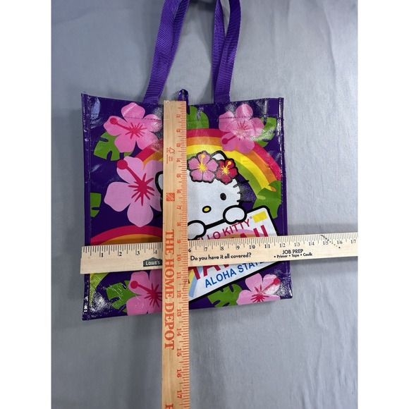 Hello Kitty Hawaii Alpha State Reusable Shopping Tote Bag 13" X 12 1/2" X 7 3/4" - Picture 9 of 11